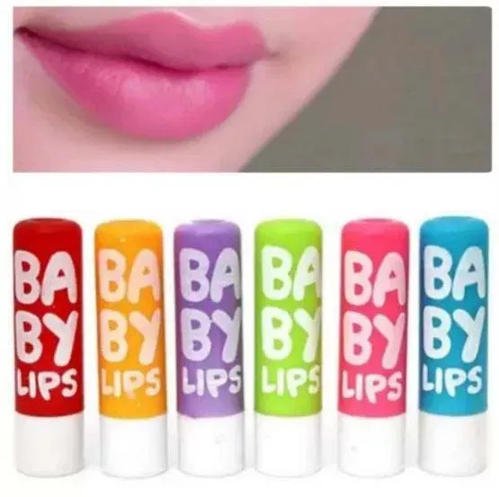 Miss Beauty NEW Pack of 6 Sweet Baby Lips Balm Z1206